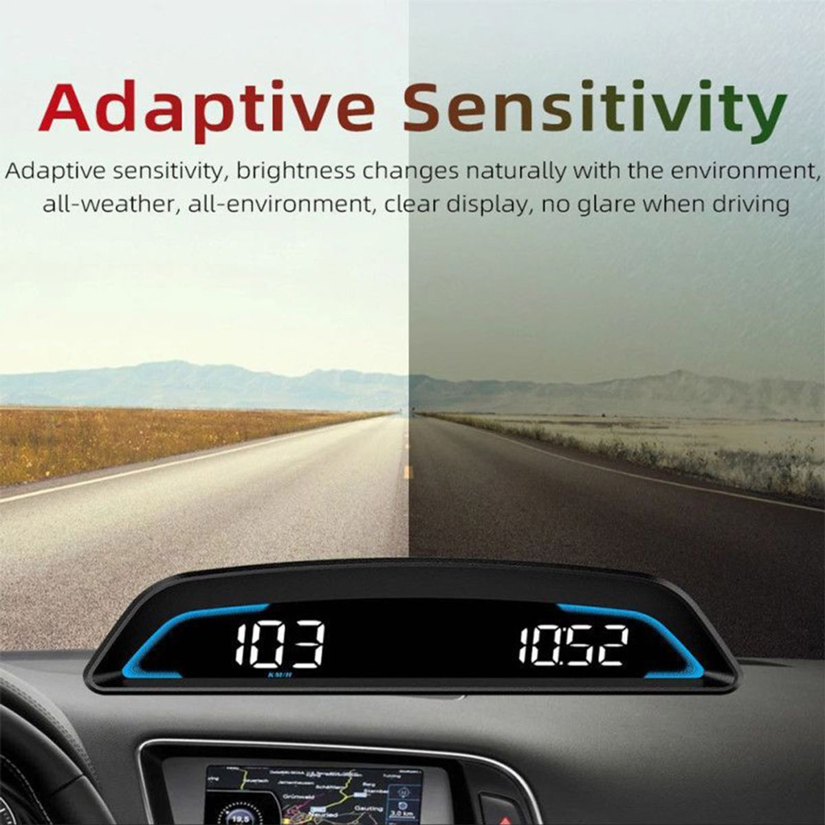 GENERICO - Hud Display GPS VOLTTAK G3 Velocímetro Alarma de Velocidad