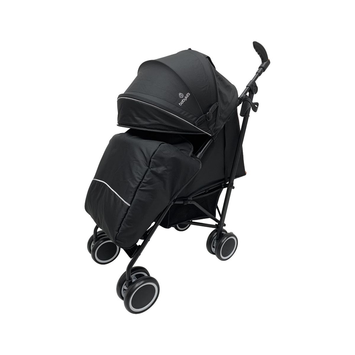 BABY KITS - Coche Bastón Fiesta con Bandeja Baby Kits Negro