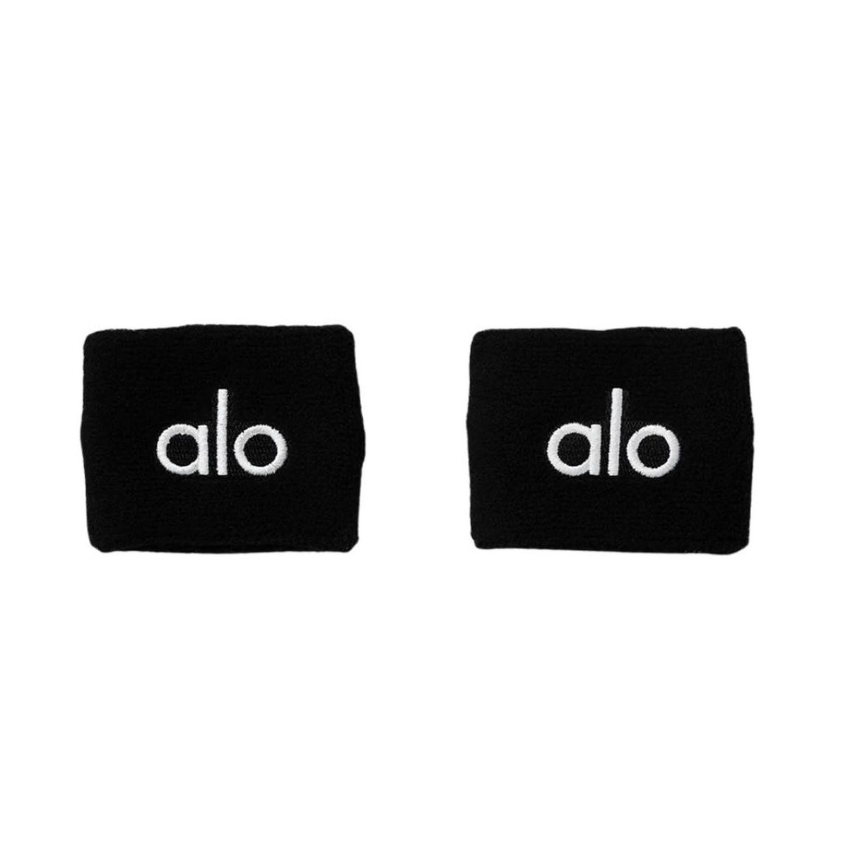 ALO - Muñequera Alo Yoga Glow Wristband 2-Pack Negro