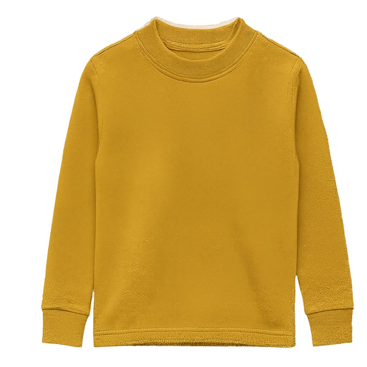 GENERICO - Polo Manga Larga Mostaza Niño Algodón - Angela Kids