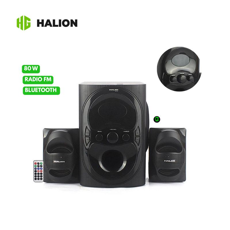 HALION - Parlante Bluetooth 2.1 Halion Rocker HA-K30 80W