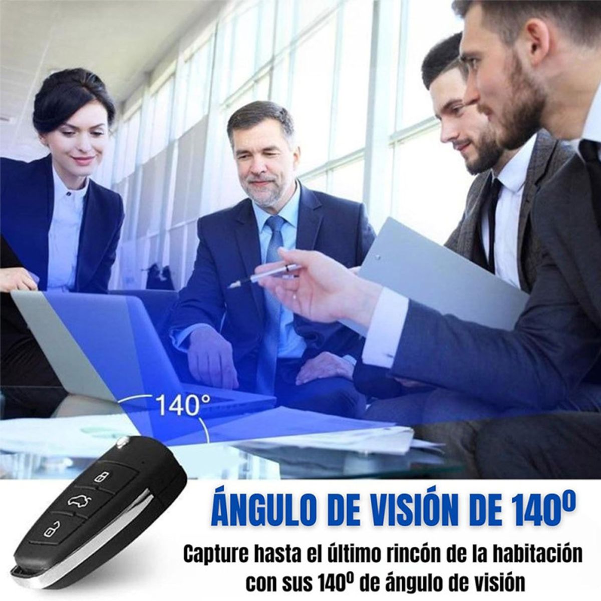 MN ELECTRONICS - LLAVE DE AUTO ESPIA FULLHD 1080P FOTOS AUDIO Y VIDEO QT807 VISION NOCTURNA