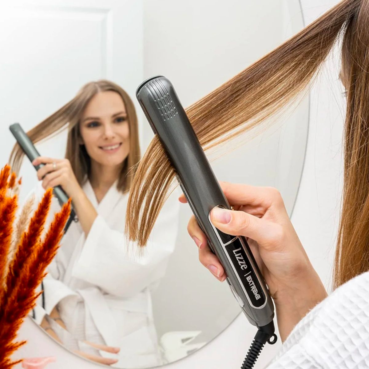 LIZZE - KIT PLANCHA Y SECADORA 2400W DE CABELLO EXTREME + MINI LIZZE + CEPILLO