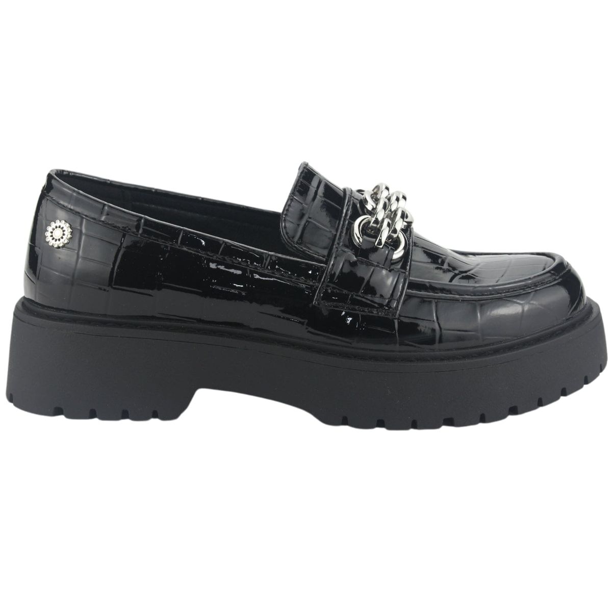 CHALADA - Mocasin Mujer Negro Casual Chalada Lenin-1