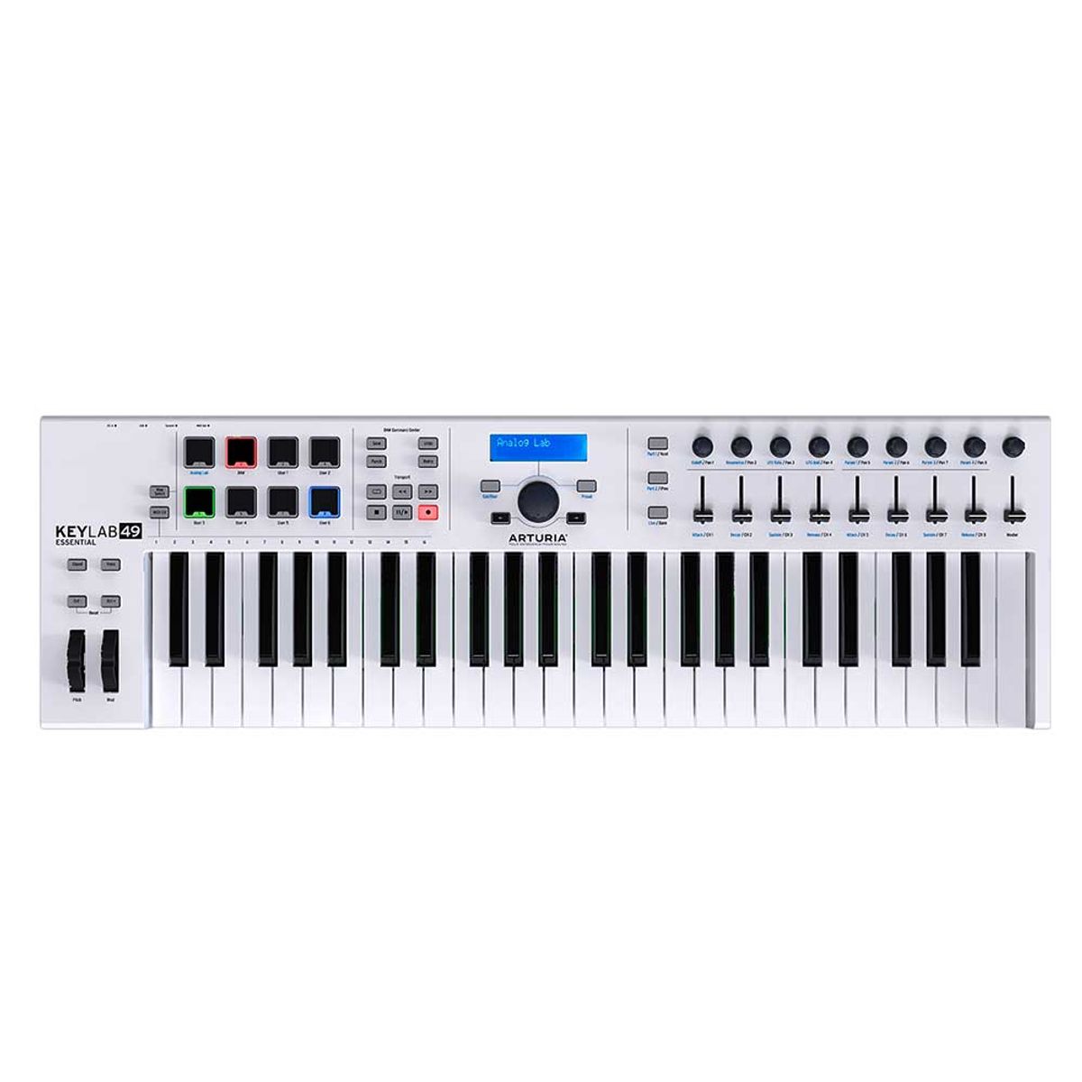 ARTURIA - Arturia KeyLab Essential 49 Controlador Midi Blanco de 49 Teclas
