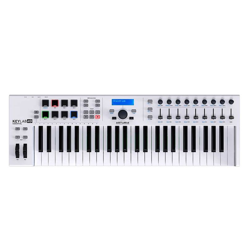 ARTURIA - Arturia KeyLab Essential 49 Controlador Midi Blanco de 49 Teclas