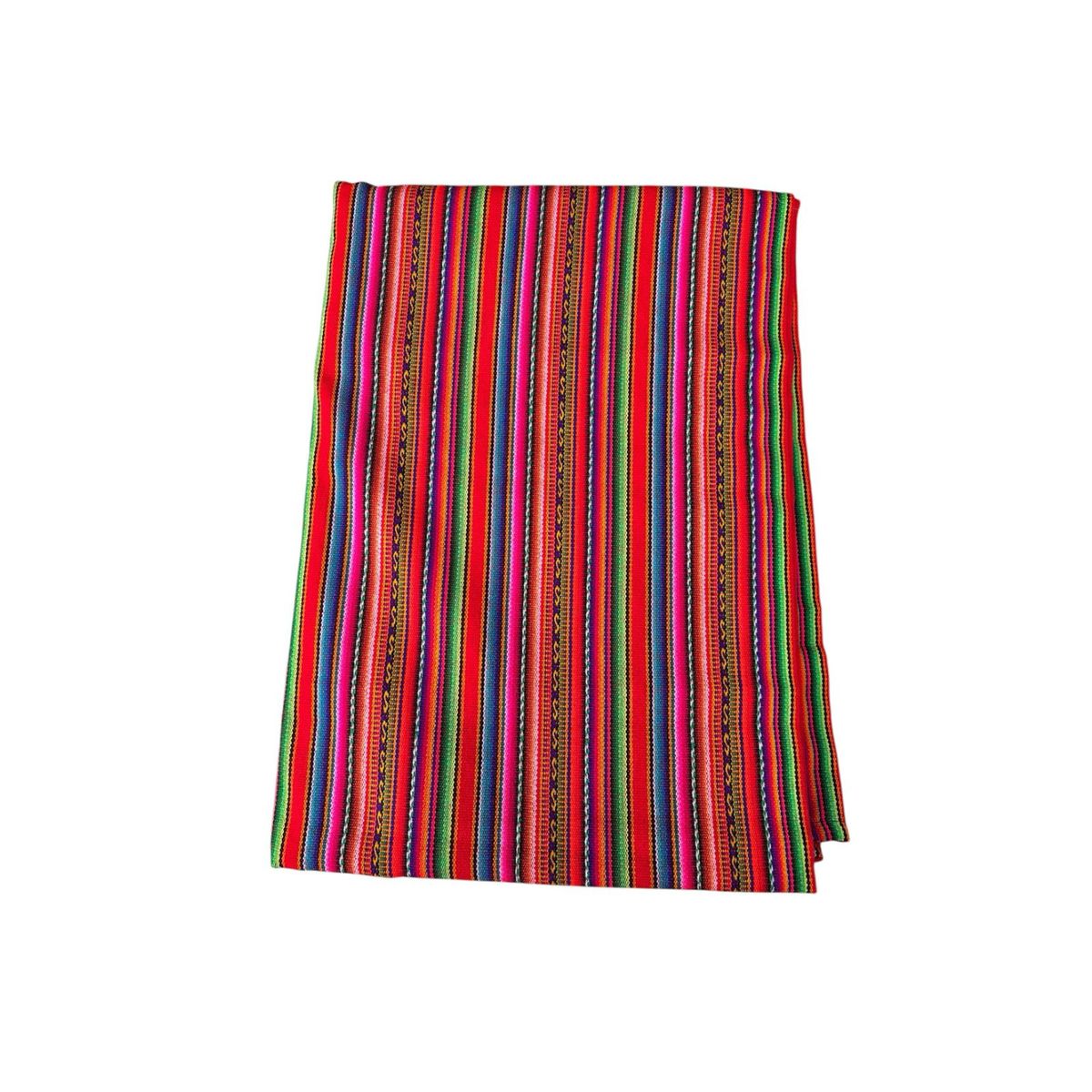 ACHALLAY ARTESANIA DE BARRO - Mantel Incaico Rojo 175 cm x 120 cm