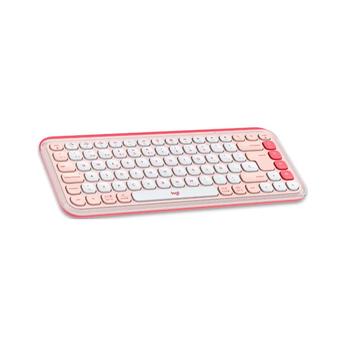 LOGITECH - COMBO TECLADO + MOUSE LOGITECH POP ICON 920-013053 ROSE