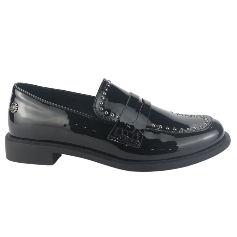 CHALADA - Mocasin Mujer Negro Casual Chalada Mocca-1