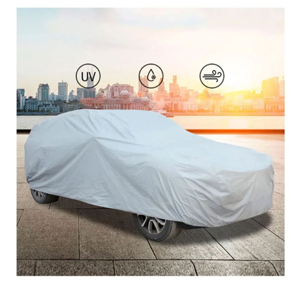 GENERICO - Cobertor funda para auto carro Impermeable Talla L