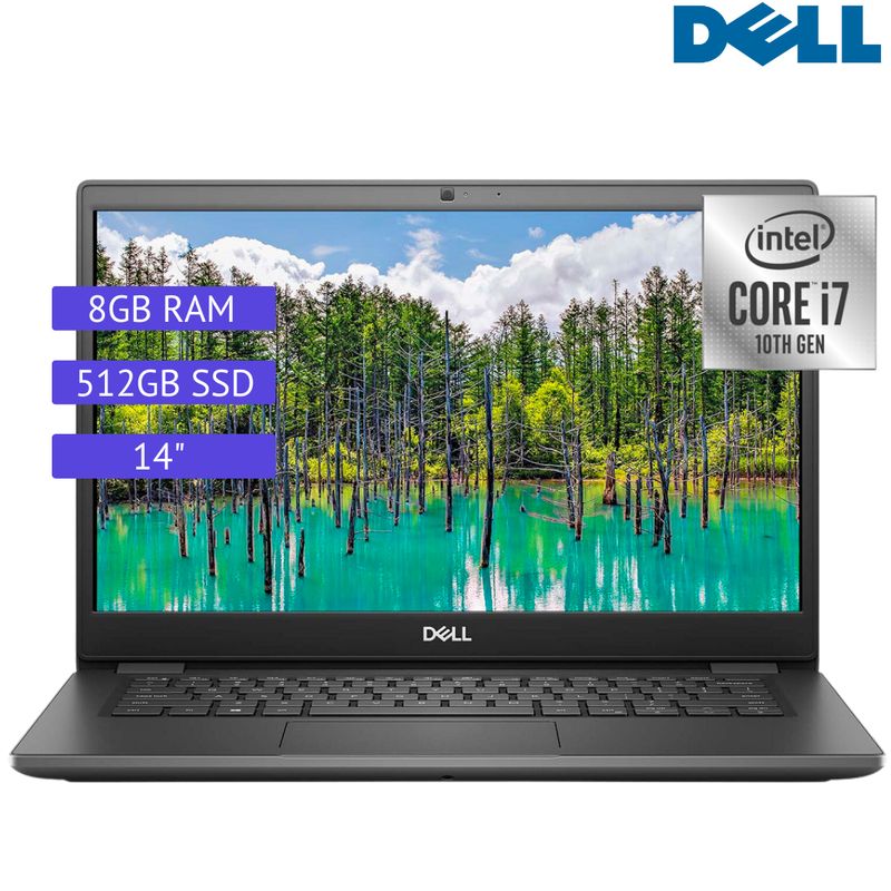 DELL - Laptop Reacondicionada Dell Latitude 3410 - 14" - Core i7 10ma Gen - 8GB RAM - 512GB SSD