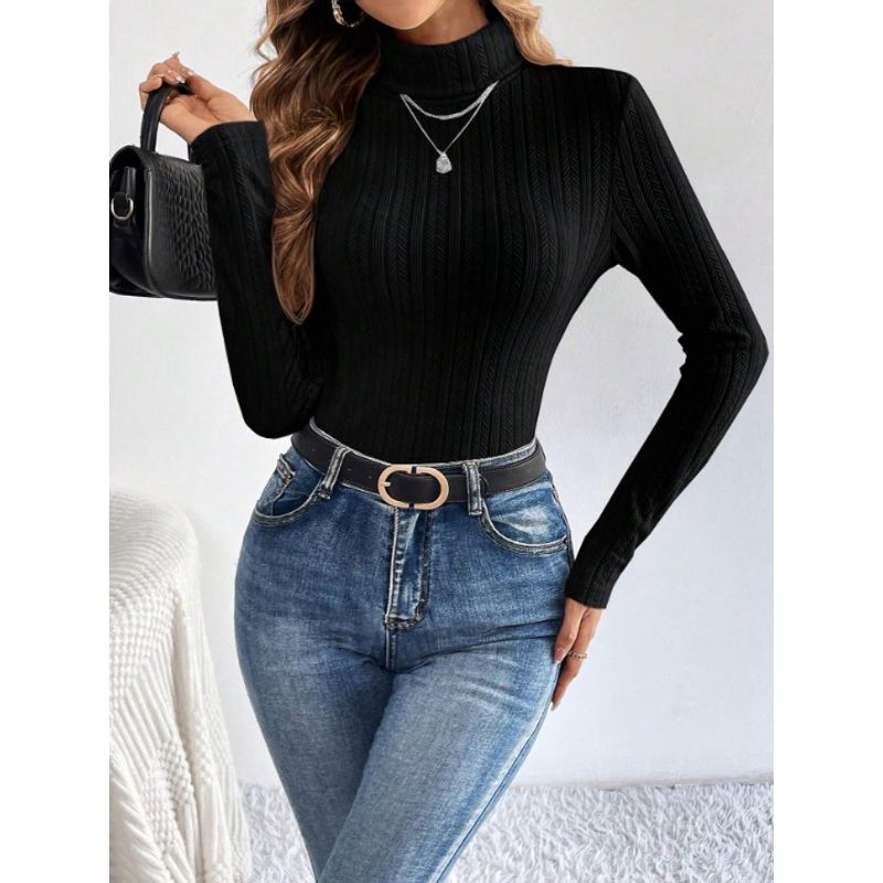 GENERICO - Caffarena Manga Larga Tipo Shein