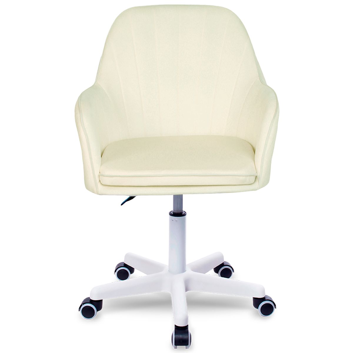 BUCKINGHAM - Silla Giratoria de Escritorio Oficina Buckingham Soft Blanca