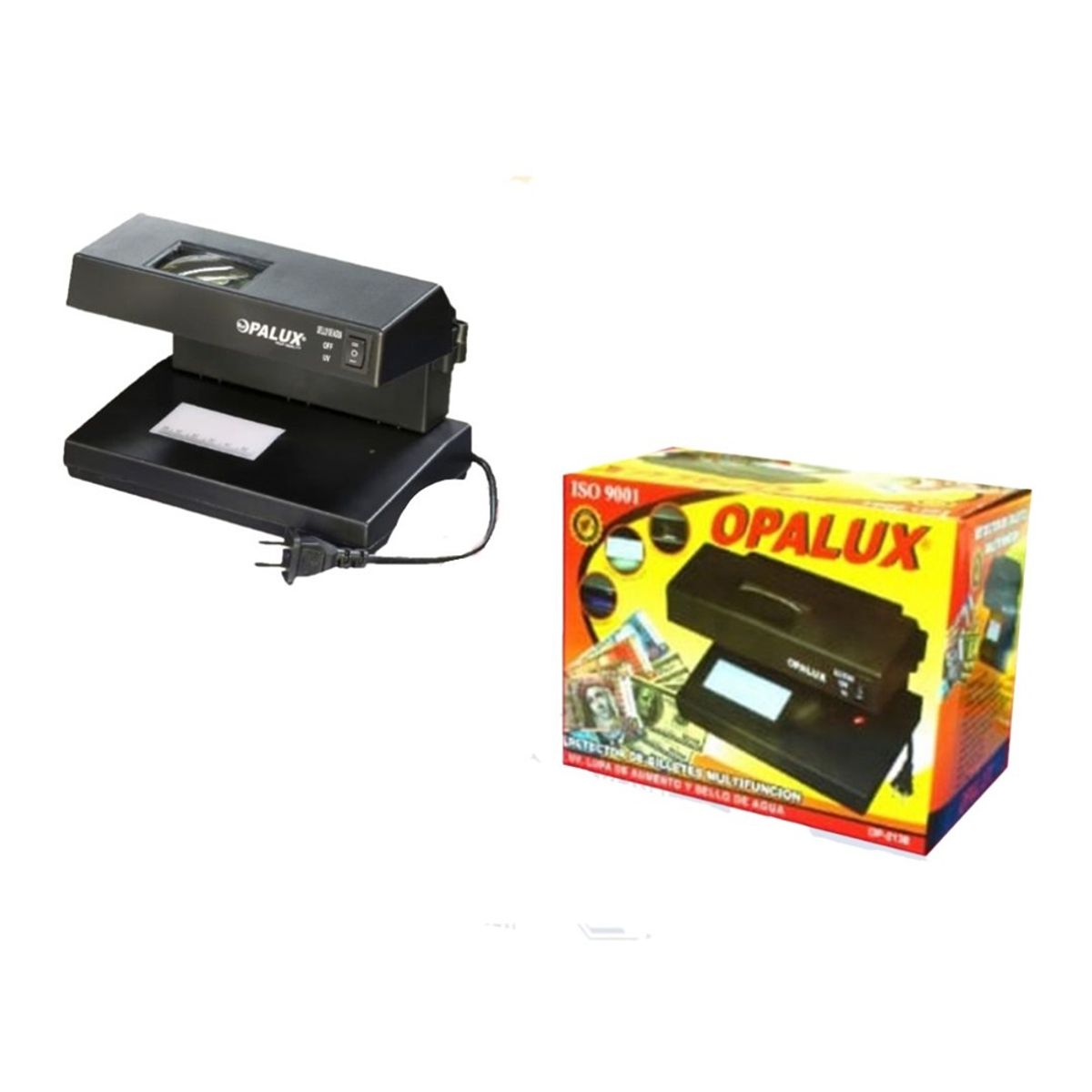 OPALUX - Detector De Billetes Opalux Op-2138 Soles Dolares Euros