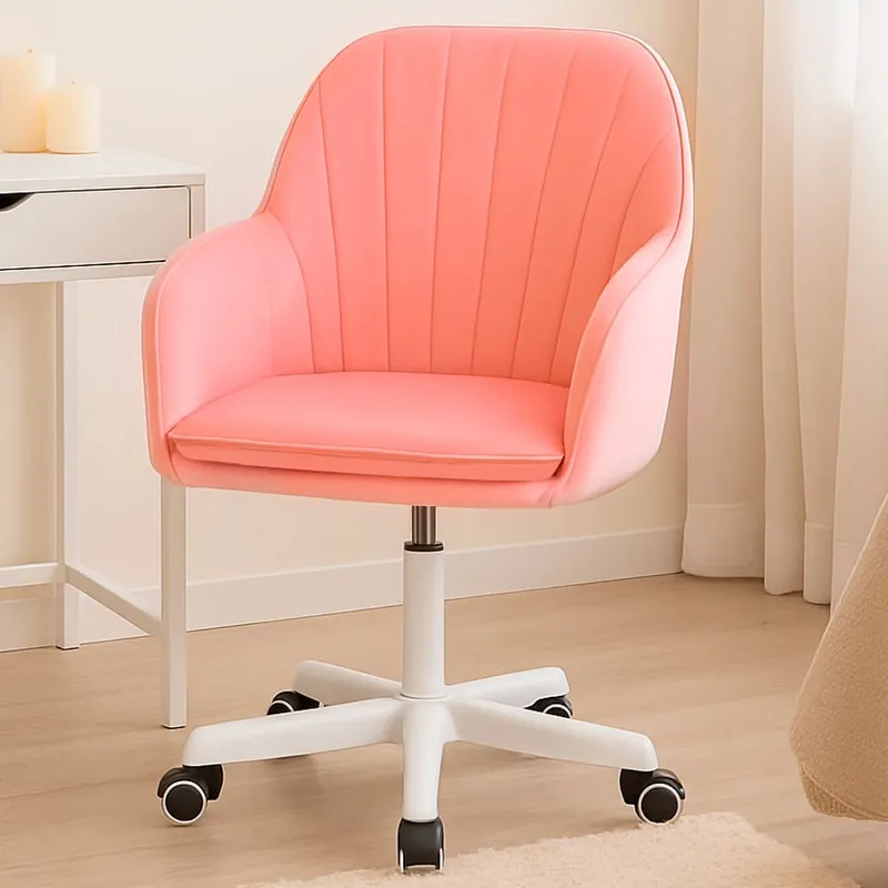 BUCKINGHAM - Silla Giratoria de Escritorio Oficina Buckingham Soft Rosado