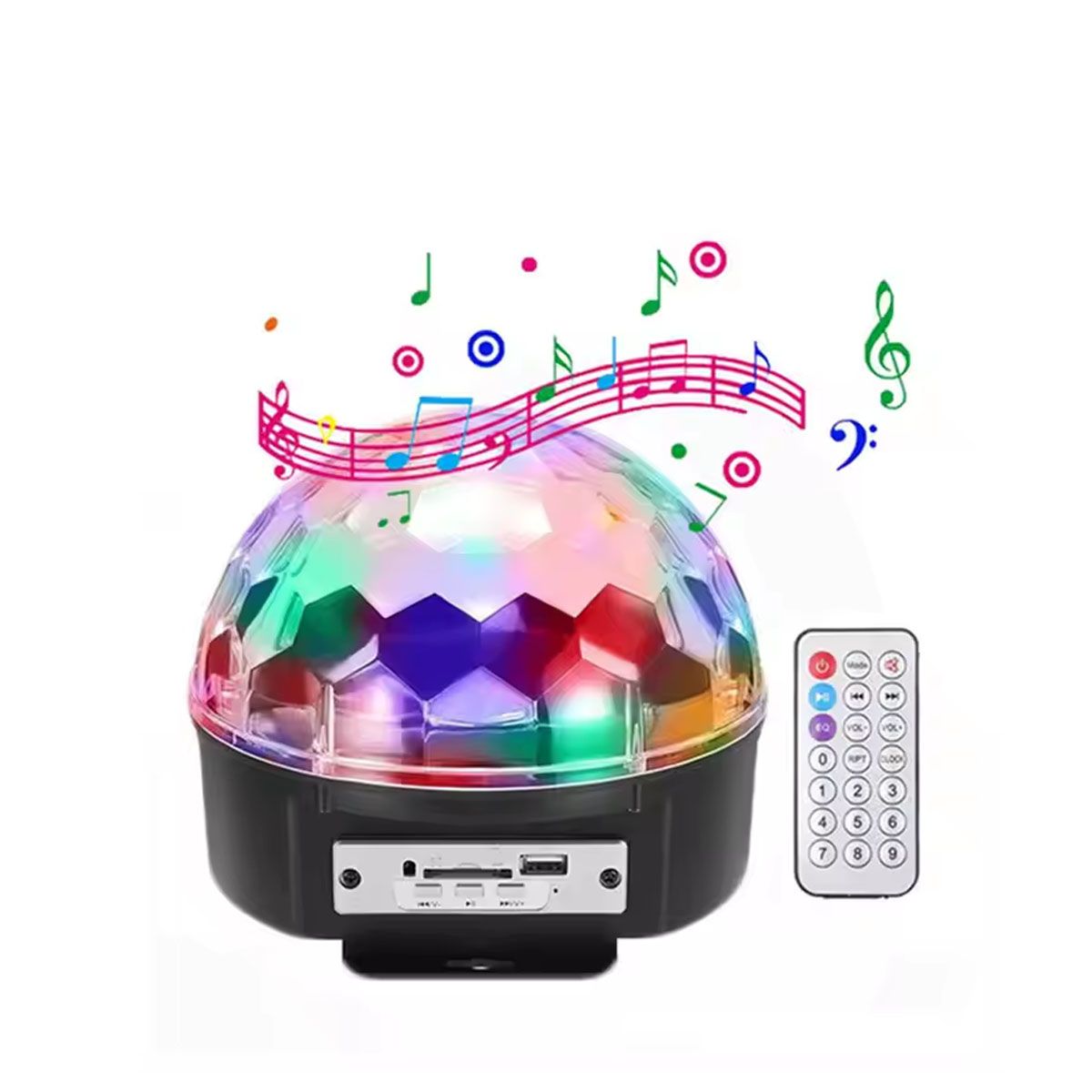 GENERICO - Nuevo Bola Luces Sicodelicas Mp3 Magic Ball Bluetooth