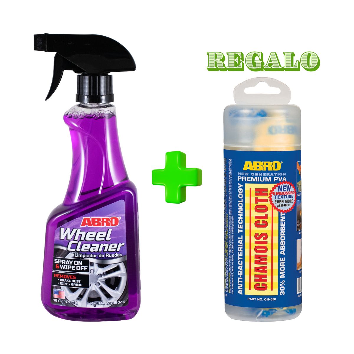 ABRO - ABRO WC-160 Limpiador de Aros 473mL + Regalo Secador Chamois