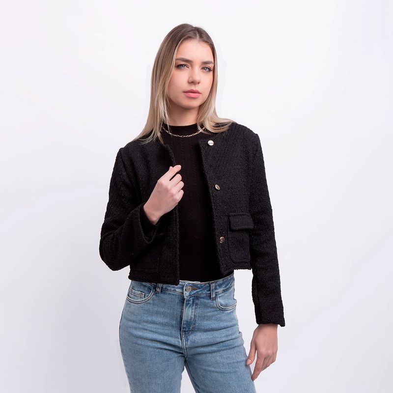 EVANIC - CHAQUETA CORTA TWEED