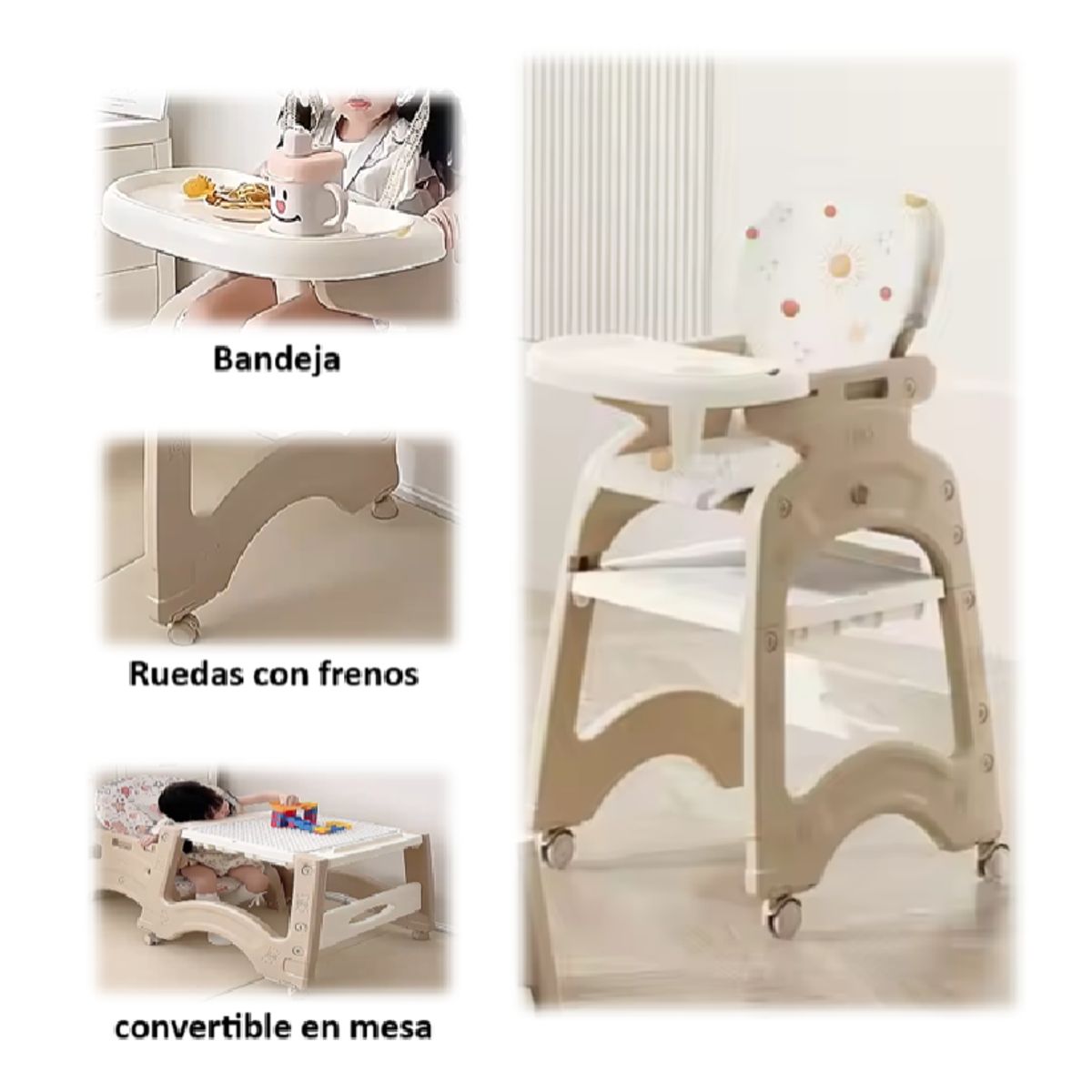 GENERICO - Silla De Comer Lite Para Bebe