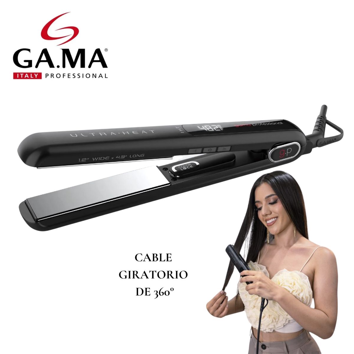 GAMA - ALISADOR PROFESIONAL G-EVO ULTRA HEAT IHT BECHS0000001212