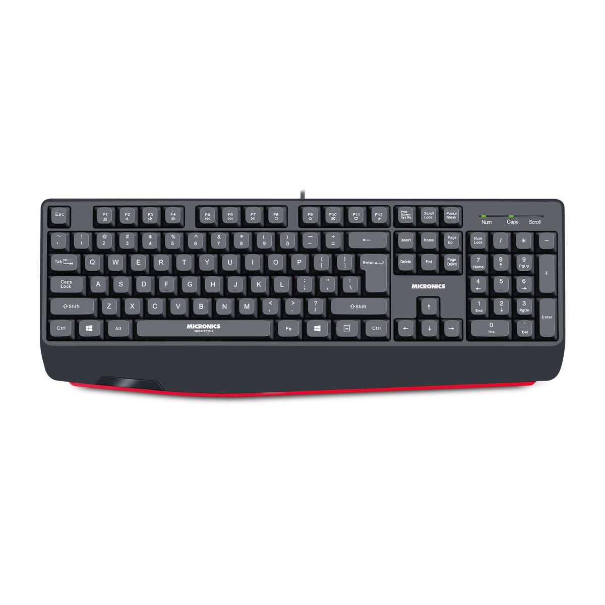 MICRONICS - Teclado Oficina Multimedia Micronics Benetton MIC K601b