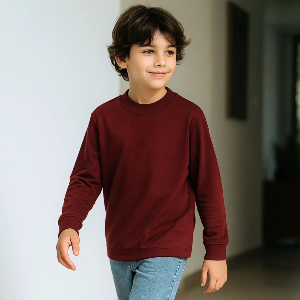 GENERICO - Polo Niño Manga Larga 100 Algodón - Angela Kids