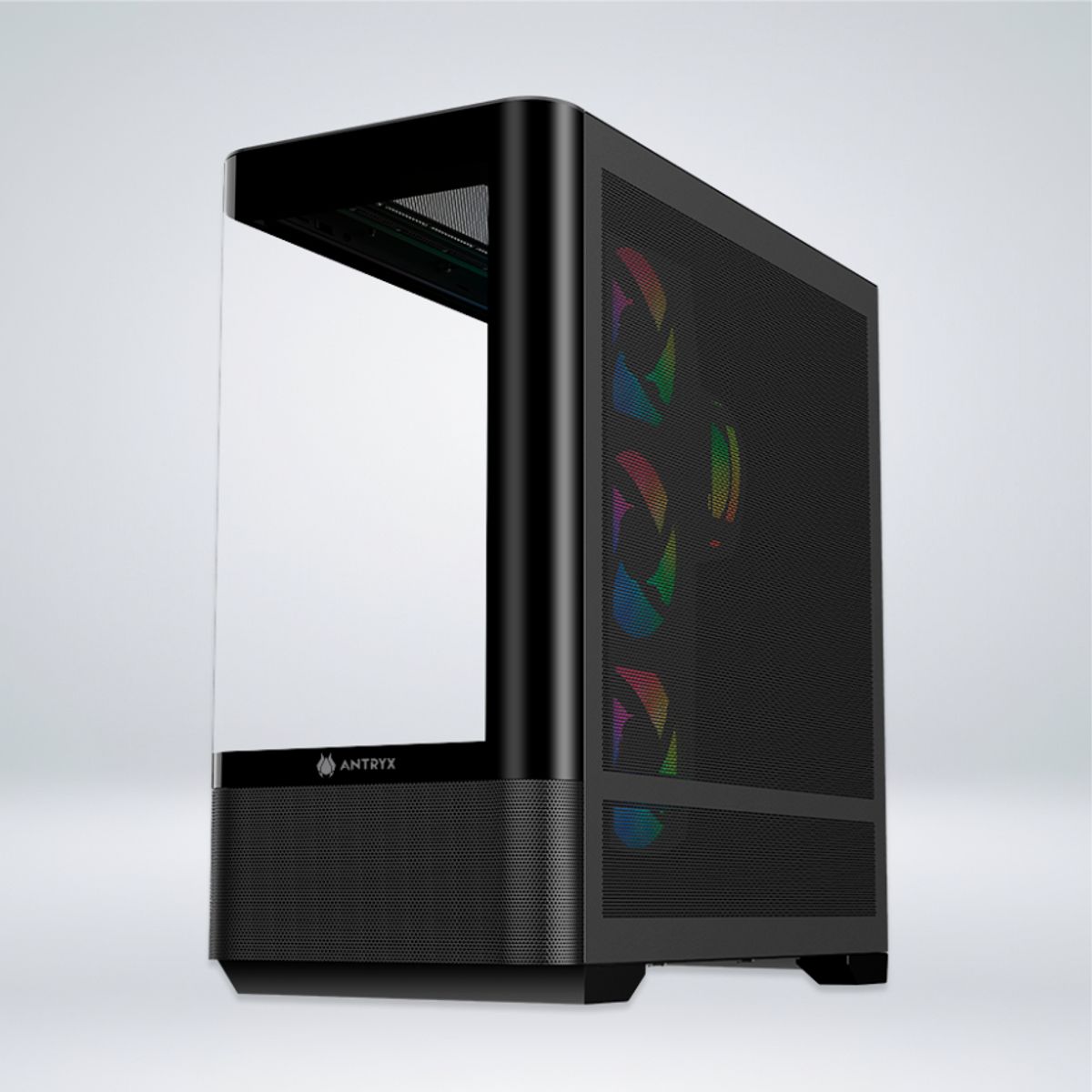 ANTRYX - CASE ANTRYX FX 830 BLACK, INFINITY ARGB FAN X4, USB TIPO-C (AC-FX830K)