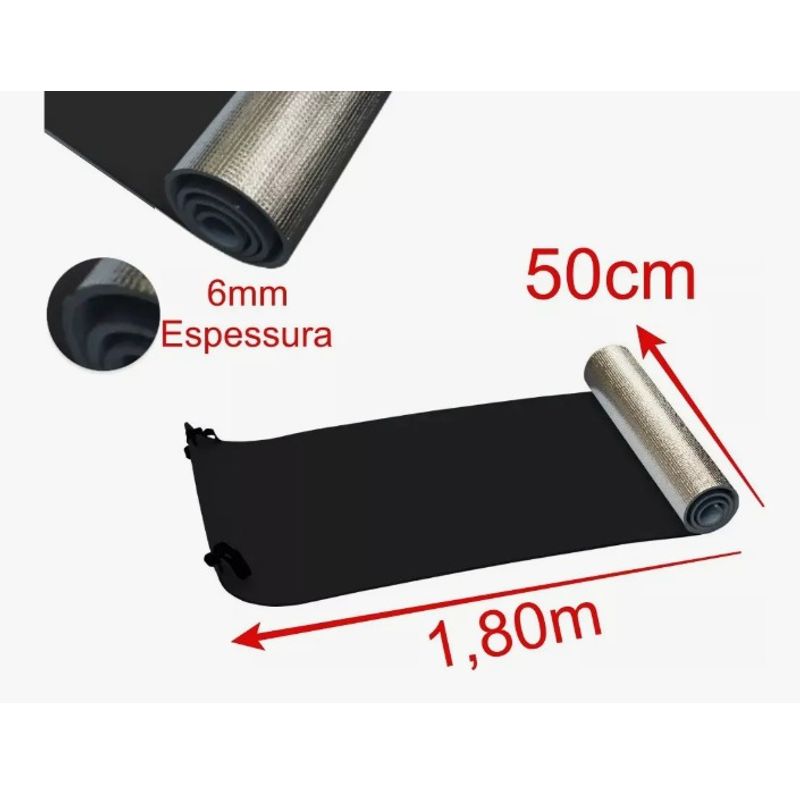 GENERICO - Colchoneta de camping Aluminizada