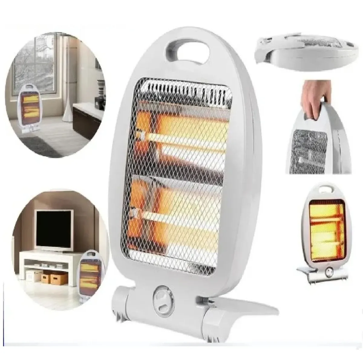 GENERICO - Estufa White House A Cuarzo 800W Blanco