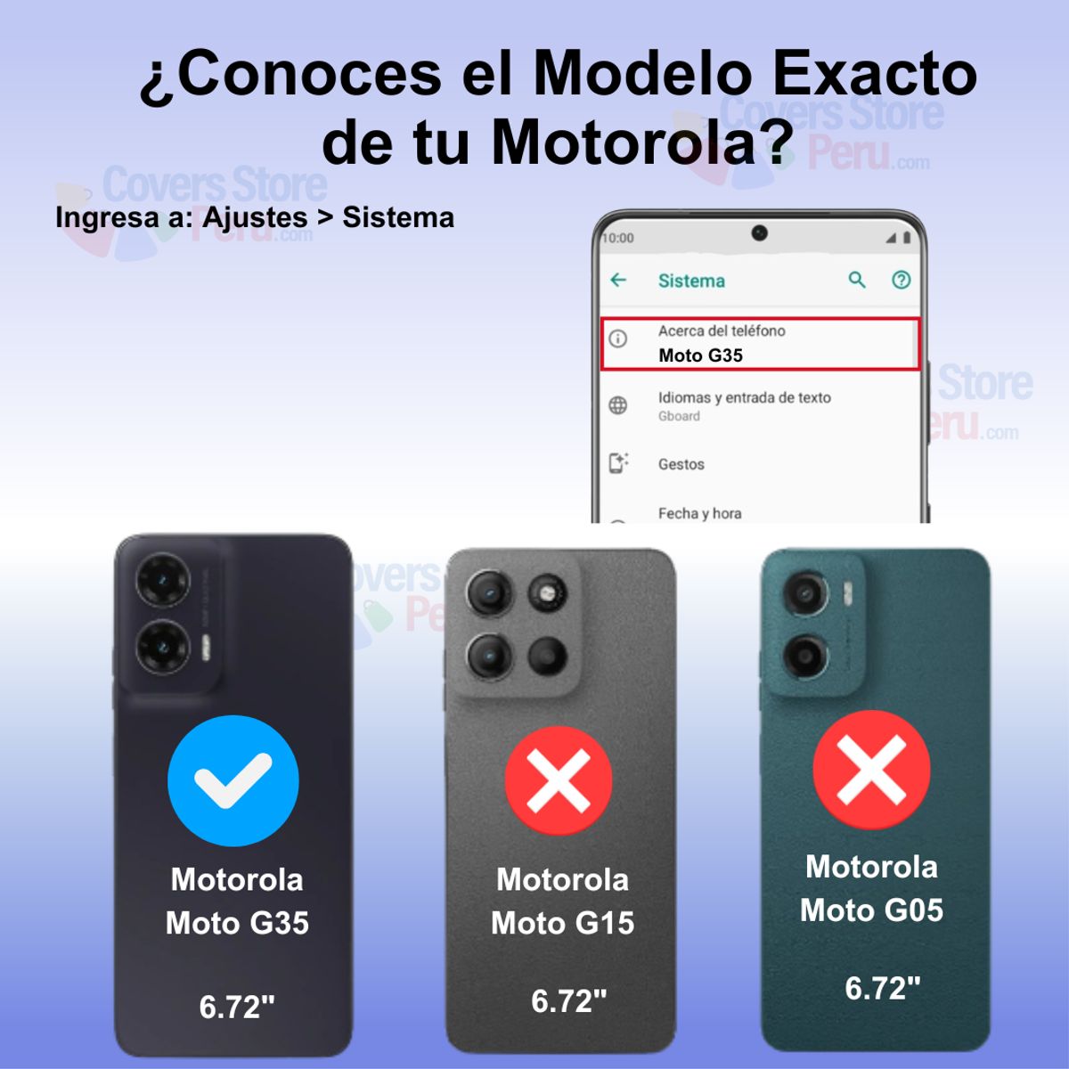 GENERICO - Funda para Motorola Moto G35 Holder Parante + Anillo Azul