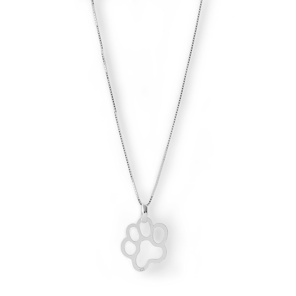 AMBAR JOYERIA - Collar Patita Puppy Plata 925