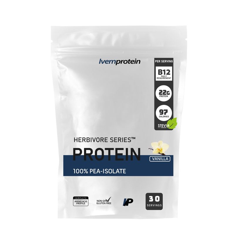 IVERNPROTEIN - Ivernprotein Herbivore Series™ Pure Isolate Pea -  Vanilla 30 Servings