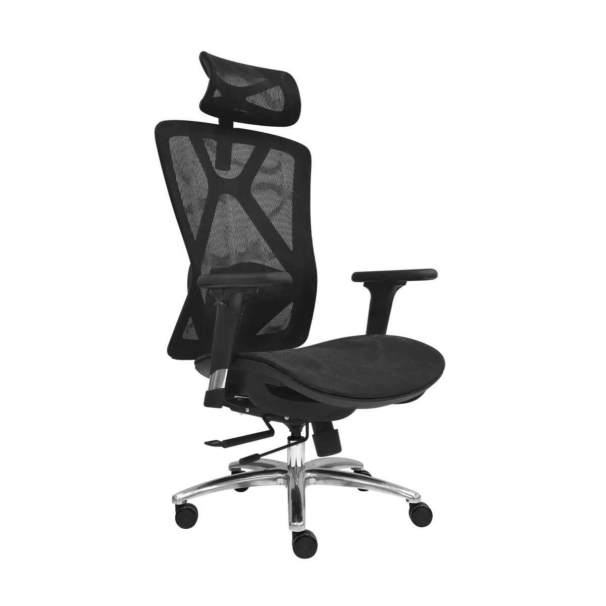 OFIDEAS - Silla Ergonómica Levis Plus II Brazo 3D Reclinable Negro Ofideas
