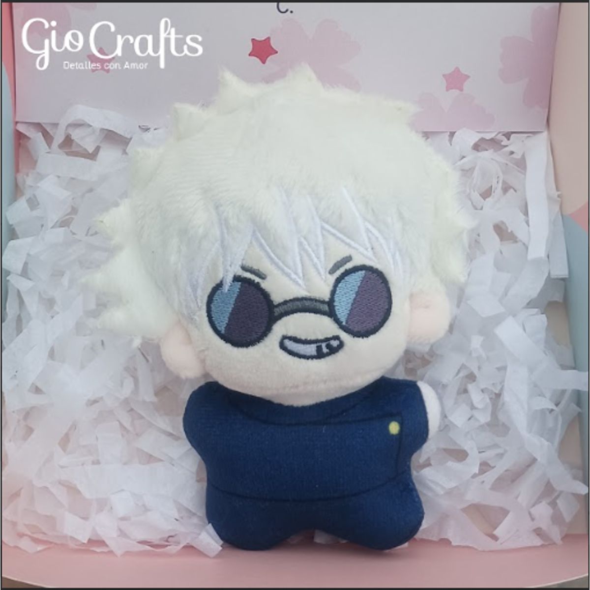 GENERICO - Llavero peluche Satoru Gojo Jujutsu Kaisen