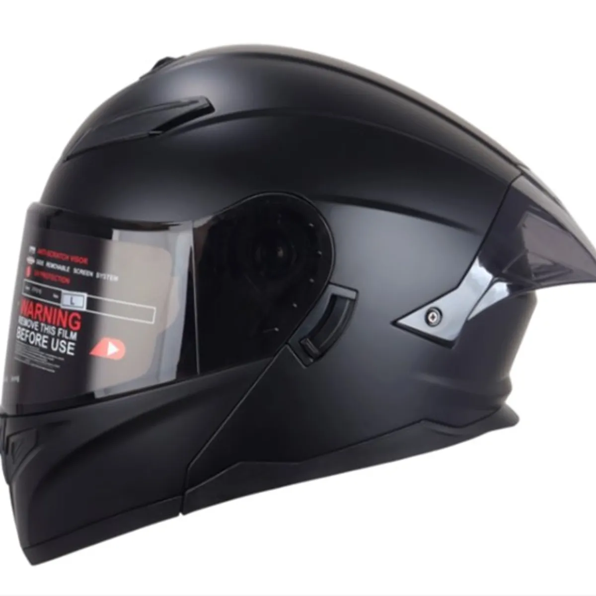 CES - CASCO MOTO HOKEN NEGRO MATE HK3 ABATIBLE ARTICULADO