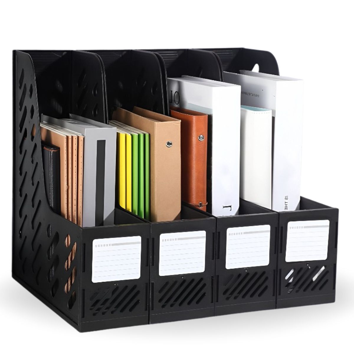 MINARI - Organizador de Escritorio Oficina 4 Divisiones AP4