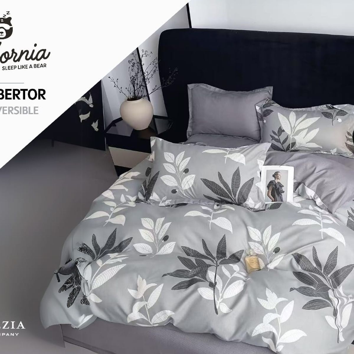 MINGDA - Set de Edredón QUEEN + Set de sabanas + Fundas