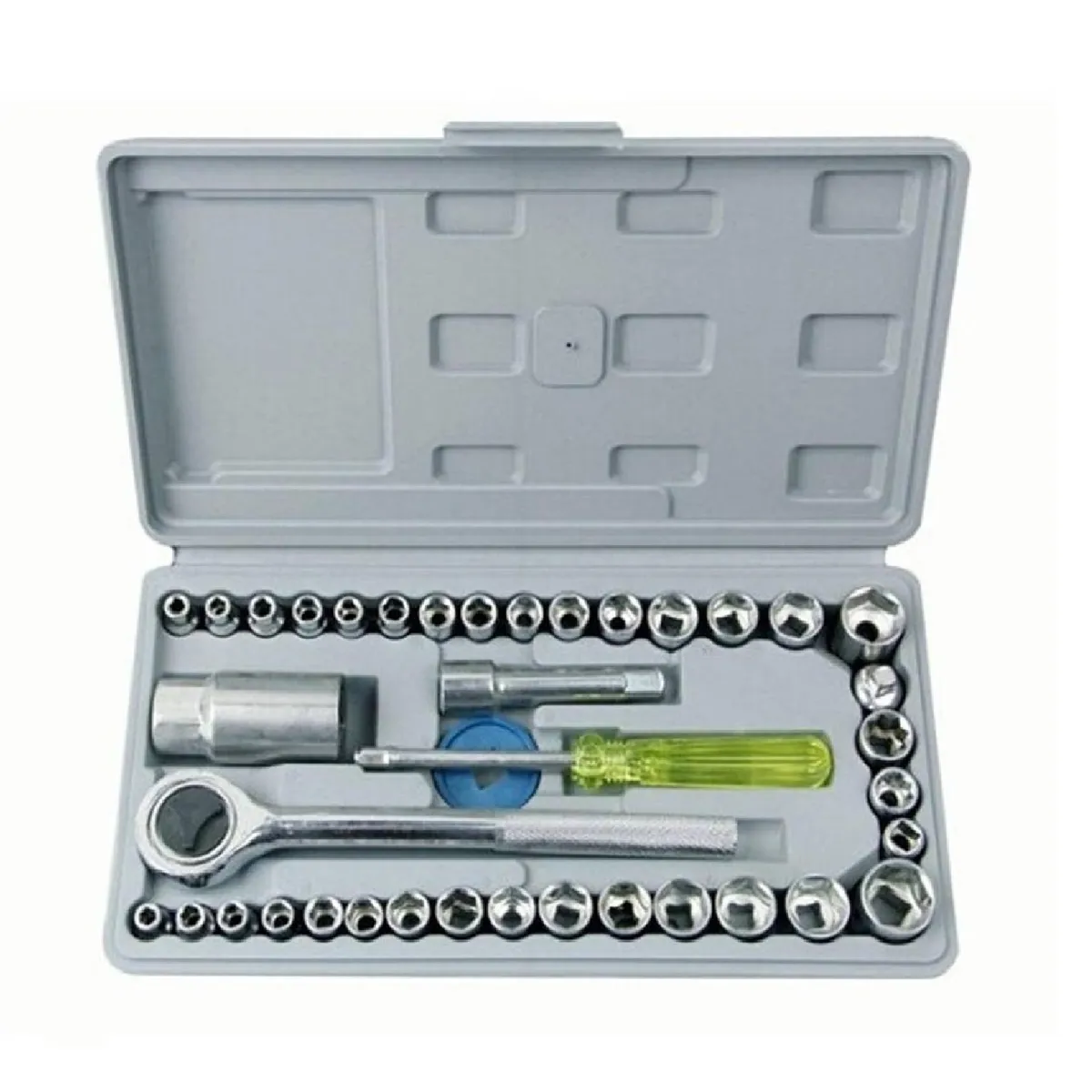 GENERICO - KIT DE HERRAMIENTAS DE COMBINACIÓN DE LLAVES Y LLAVES PLOMO