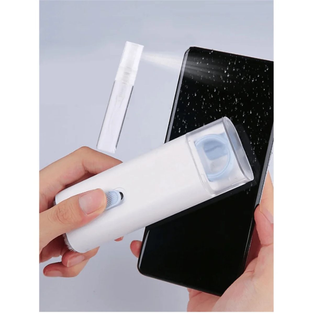 GENERICO - KIT DE LIMPIEZA MULTIFUNCIONAL 7 EN 1, CEPILLO DE LIMPIEZA CELESTE