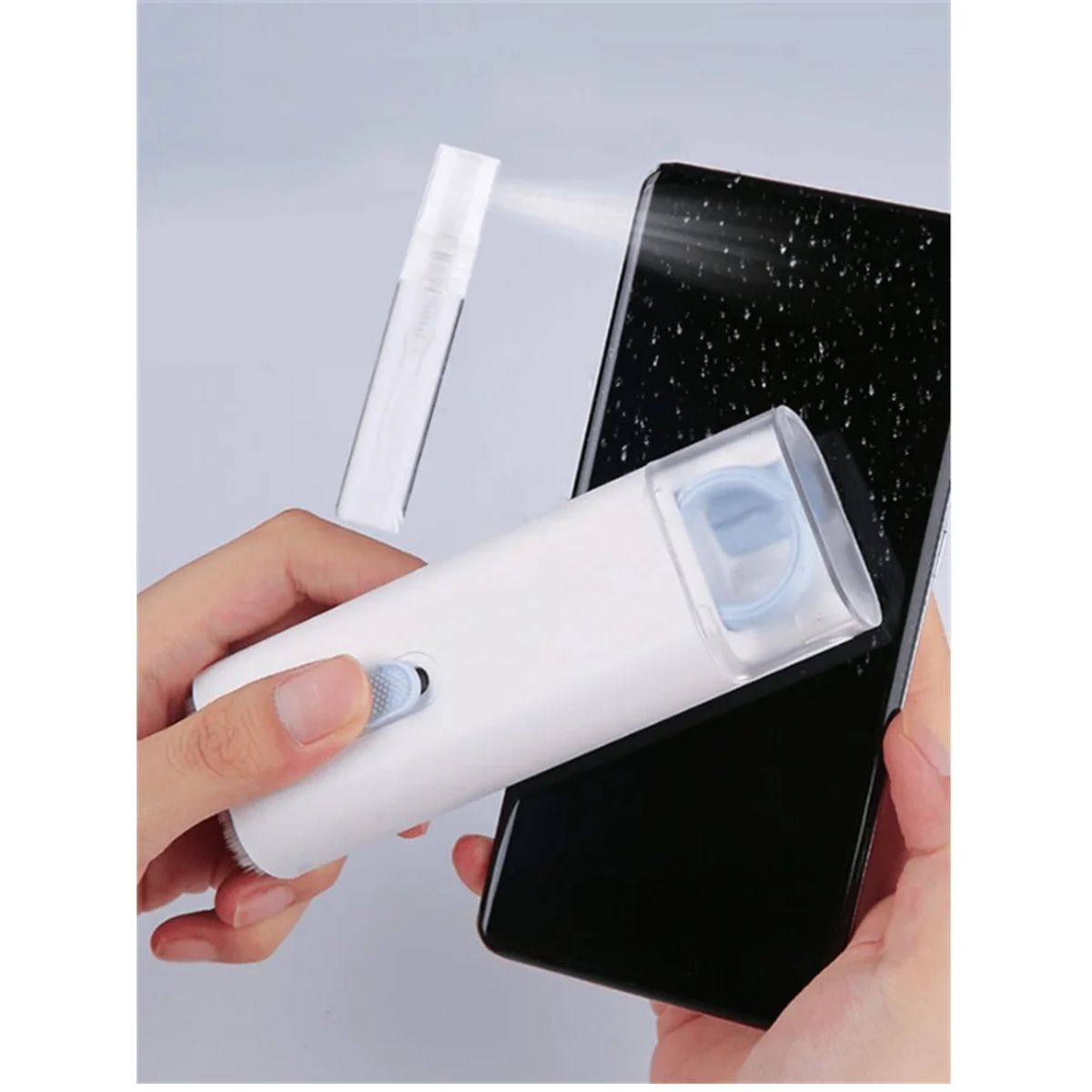 GENERICO - KIT DE LIMPIEZA MULTIFUNCIONAL 7 EN 1, CEPILLO DE LIMPIEZA CELESTE