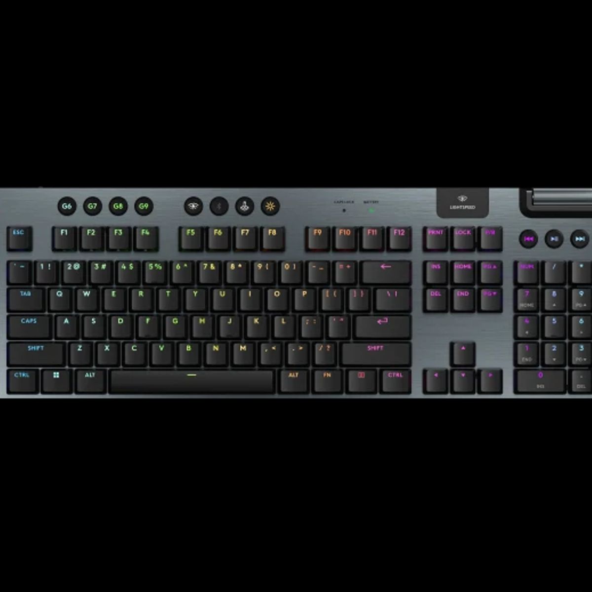 LOGITECH - TECLADO LOGITECH G915 X INALÁMBRICO LIGHTSPEED BLUETOOTH RGB KEYCONTROL NEGRO