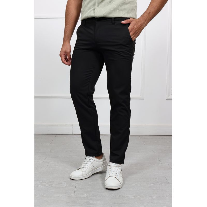 GENERICO - Pantalon Sastre Regular Fit HEDS negro