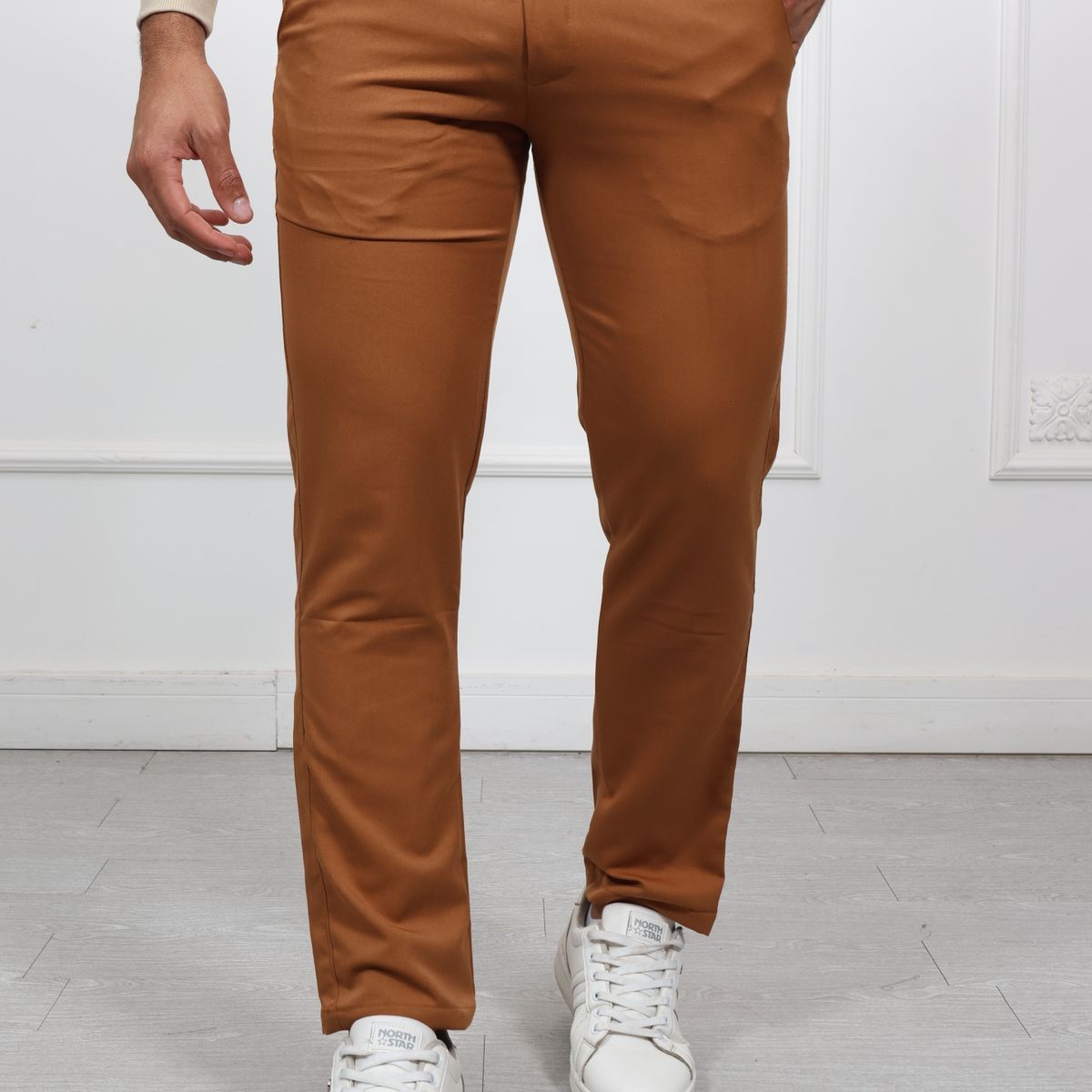 GENERICO - Pantalon Sastre Regular Fit HEDS Camello