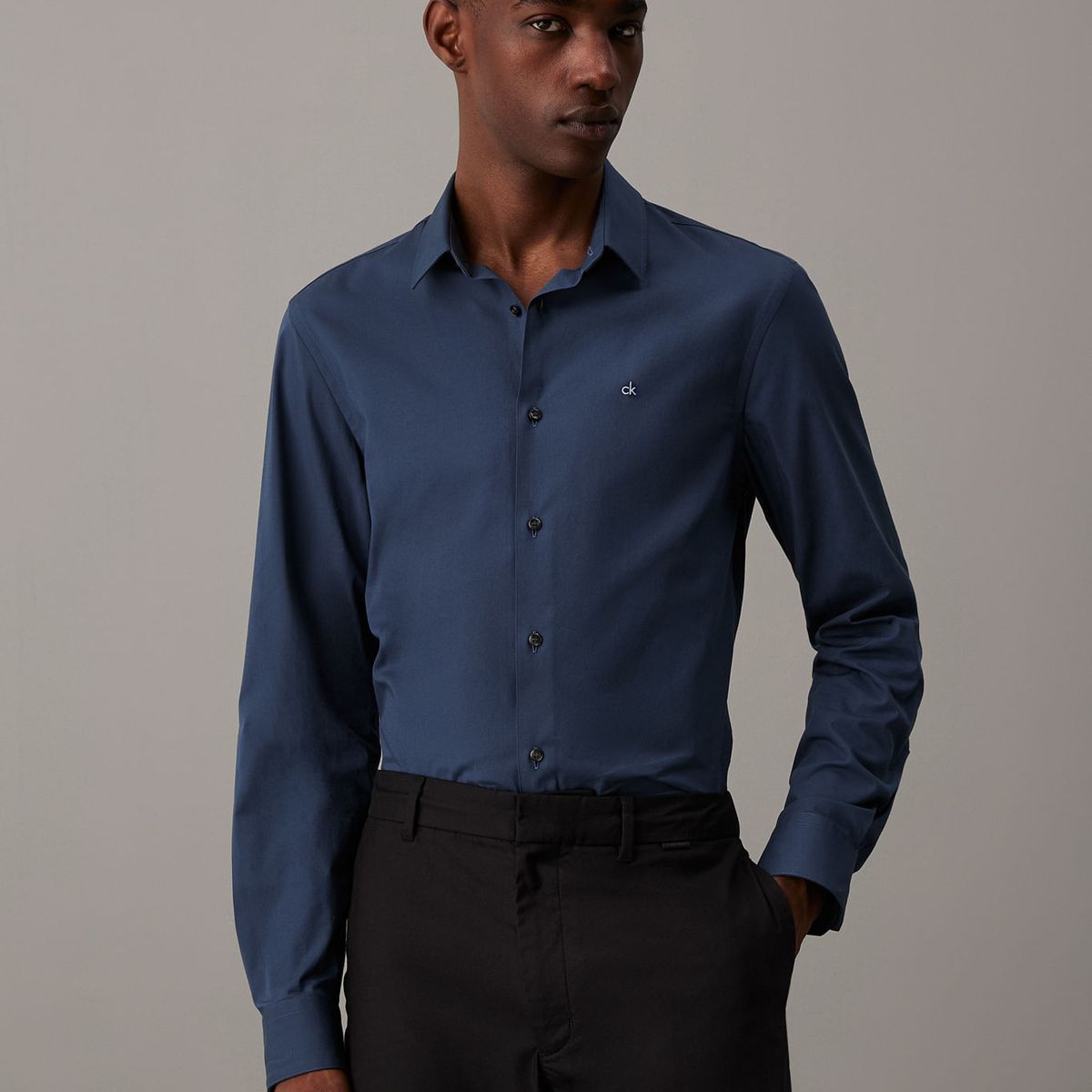 CALVIN KLEIN - CAMISA M/L PARA HOMBRES CK