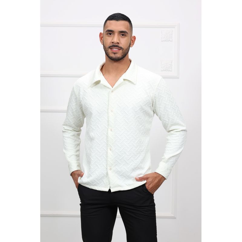 GENERICO - Camisa Manga Larga Casual HEDS color Blanco