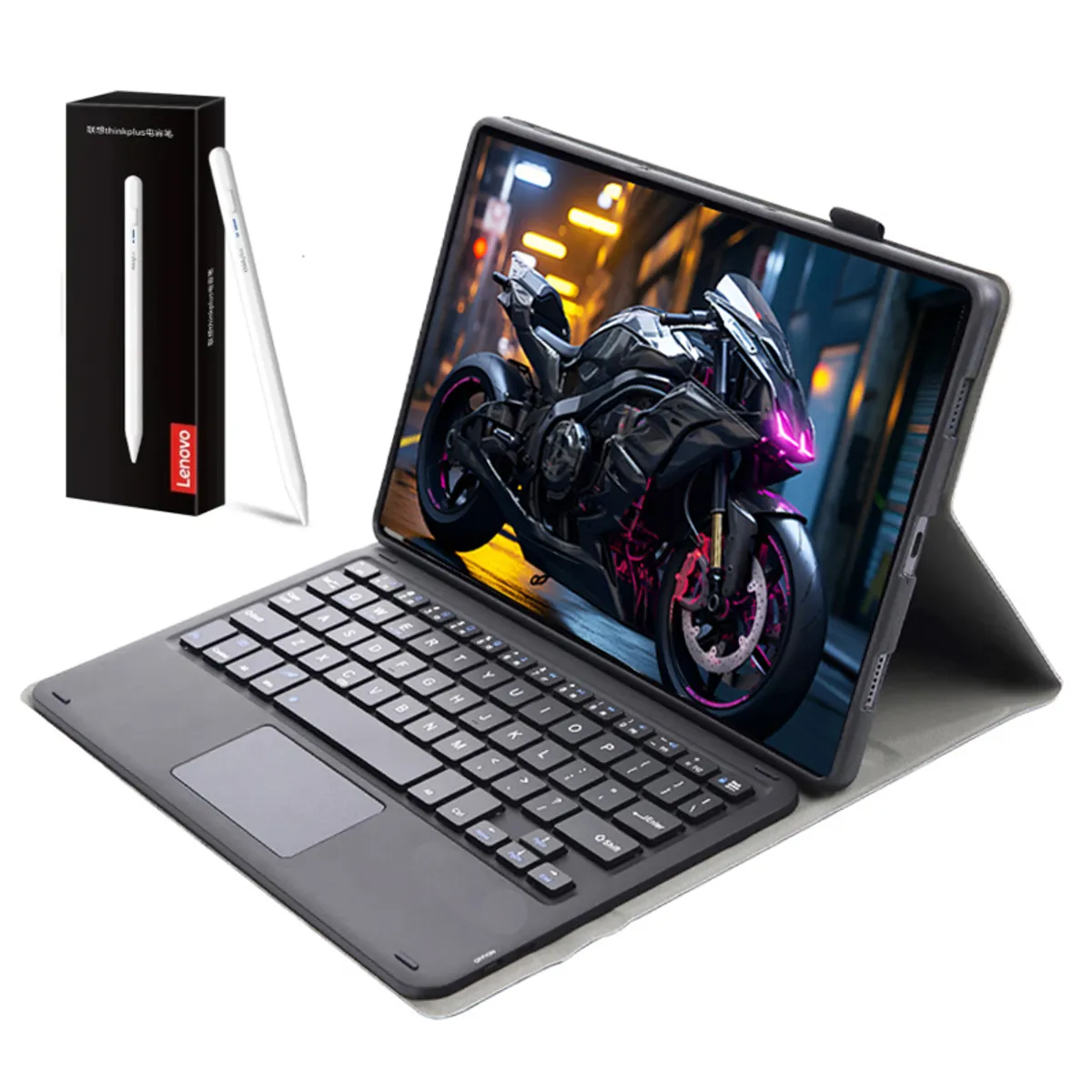 LENOVO - Lápiz Lenovo BP16  táctil y Funda con Teclado Lenovo M11 K10 PRO Negro