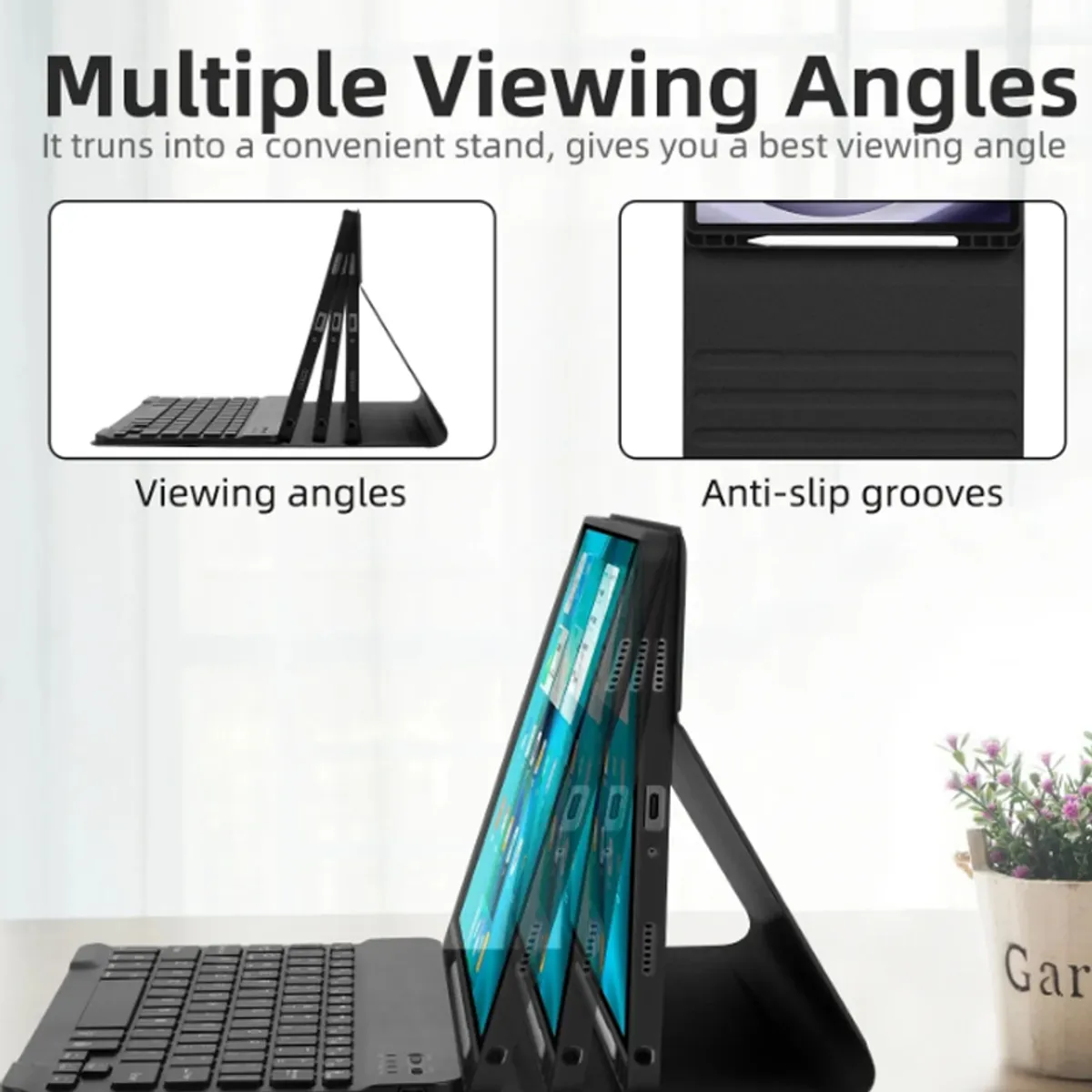 LENOVO - Lápiz Lenovo BP16  táctil y Funda con Teclado Lenovo M11 K10 PRO Negro