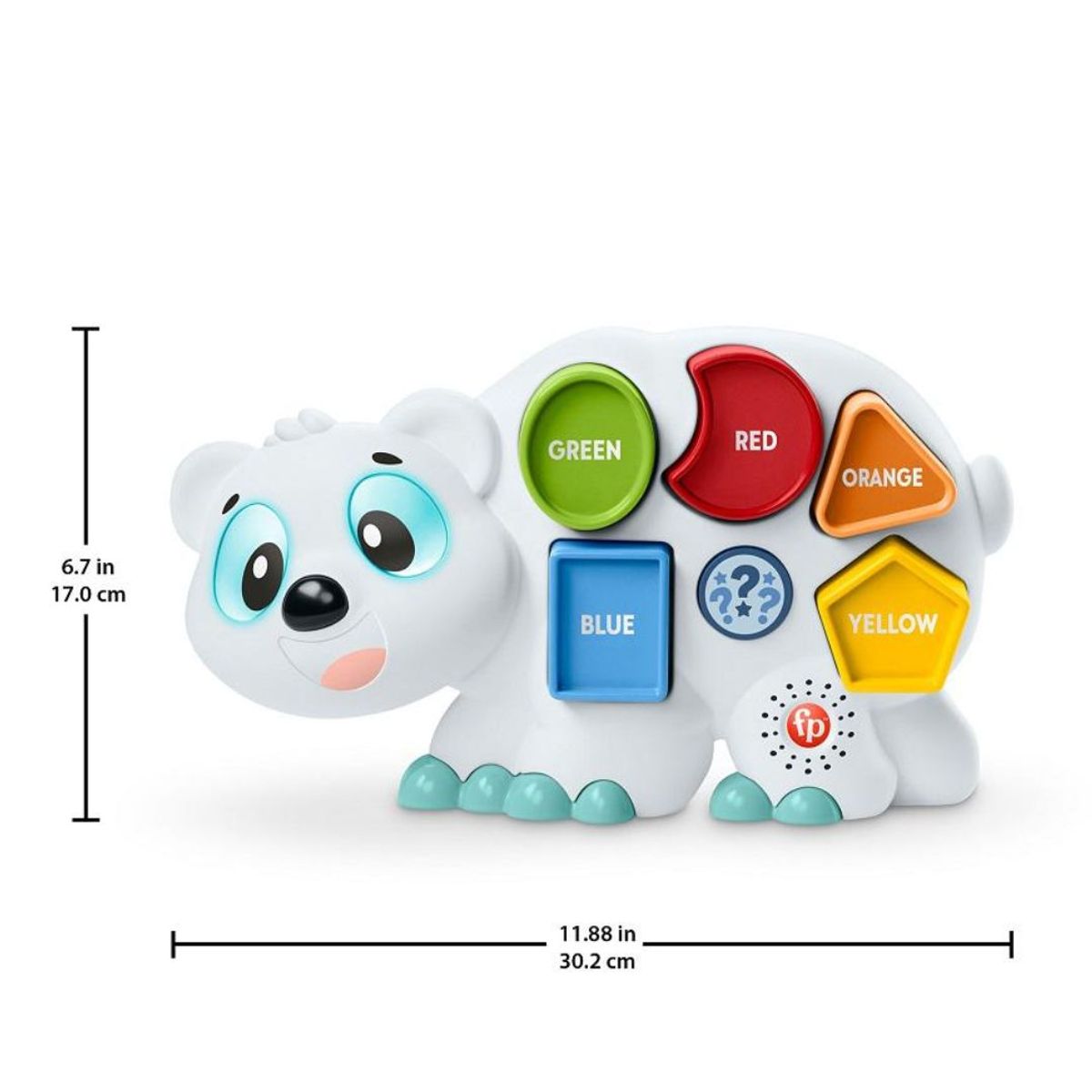 FISHER - FisherPrice Linkimals Oso Polar Juguete Educativo Multicolor