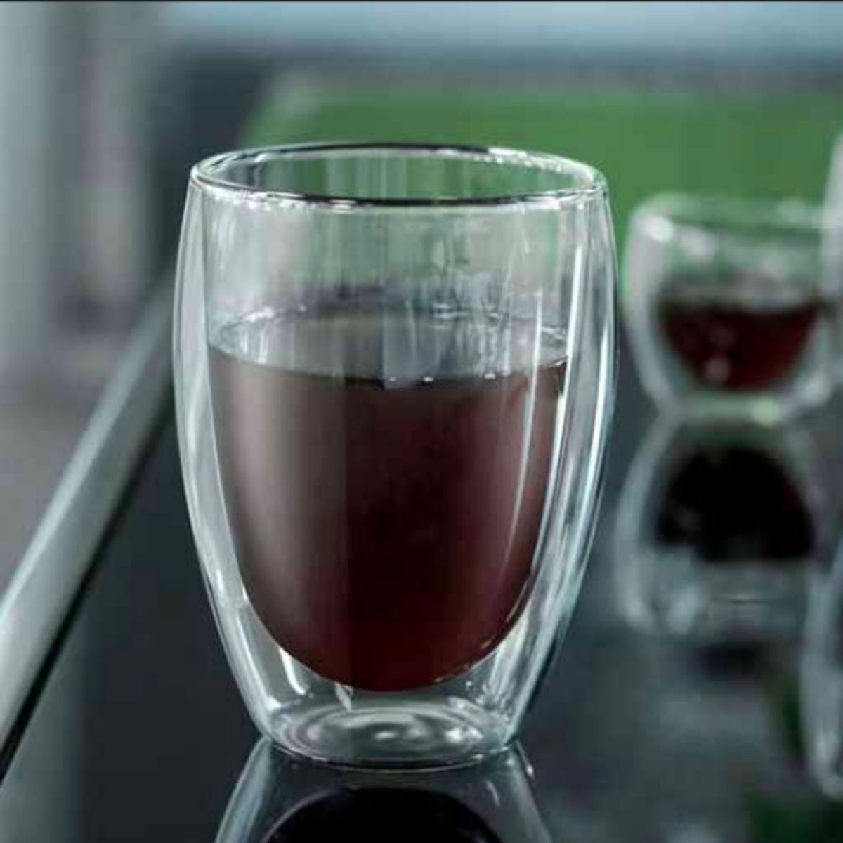 GENERICO - SET 4 VASOS DOBLE FONDO 350ML