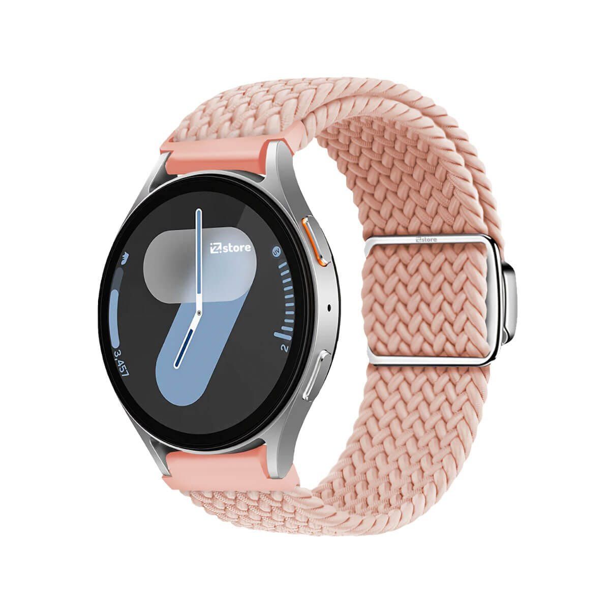 GENERICO - Correa de Nylon Para Samsung Galaxy Watch 7 con Broche Magnético Melón